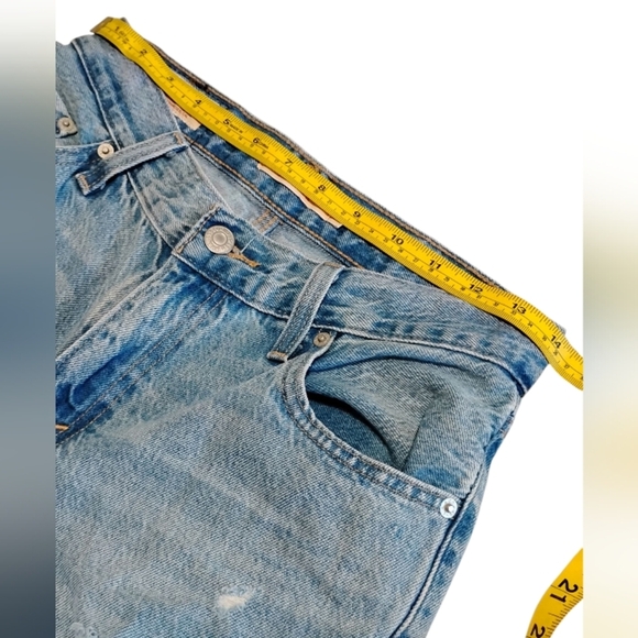 Levi's Premium Baggy Dad | VGUC Distressed Vintage Look And Feel | Size 24 - Picture 9 of 13
